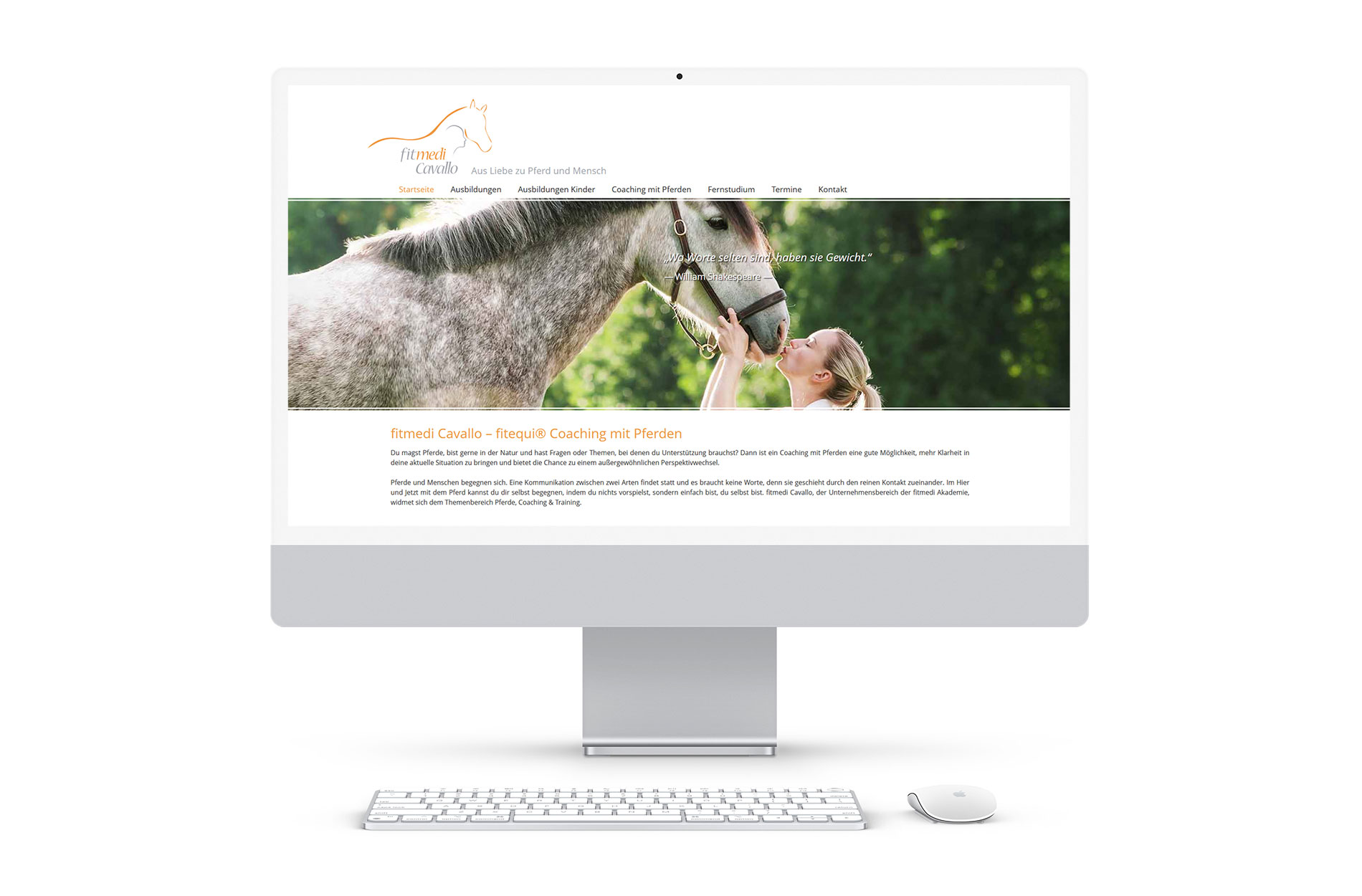 projekt webseite fitmedi cavallo