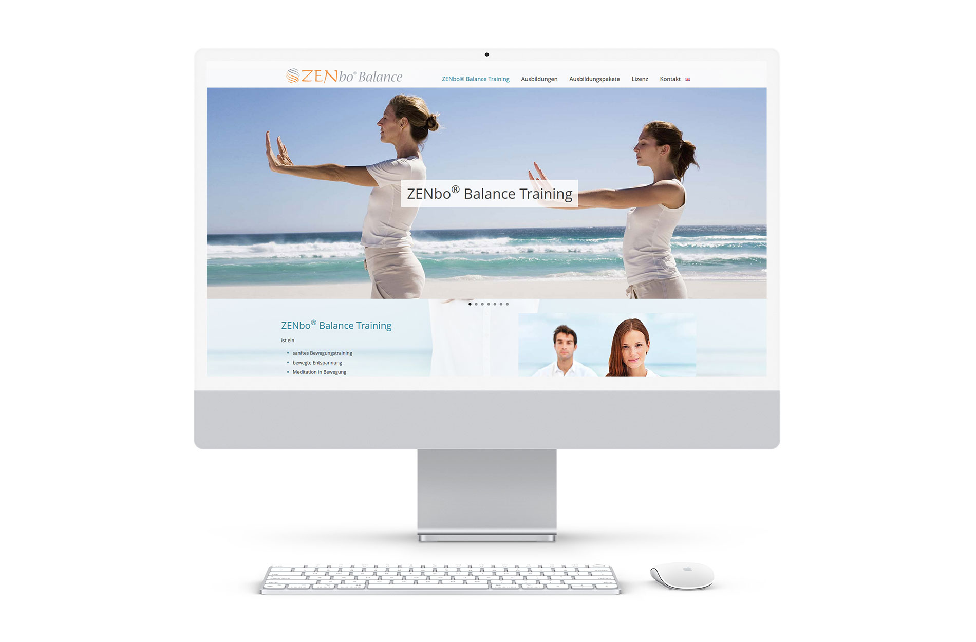 projekt webseite zenbo balance